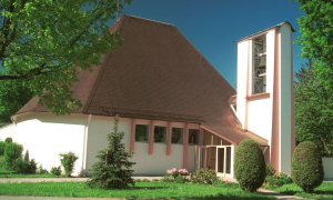 evangelische Friedenskirche in Burghausen