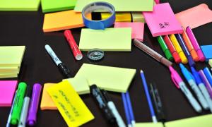 Postit Stickynote Barcamp Kirche