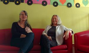 Margarete Braunschweiger-Hager und Beate Hauck 