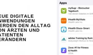 Gesundheits-Apps auf Kassenrezept