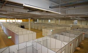 Notunterkunft, Asyl, Flüchtlinge,