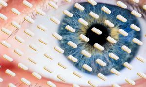 Corona Auge Tablette Collage