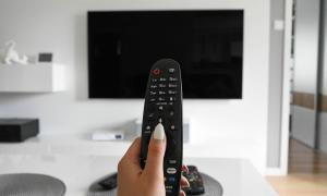 Fernseher TV Fernbedienung Wohnzimmer Medien