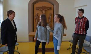 Schüler des Nürnberger Melanchthon-Gymnasiums
