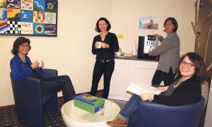  Gudrun Scheiner-Petry, Andrea König, Birgit Keitel und Eva Glungler haben die Frauenarbeit der ELKB im Blick.