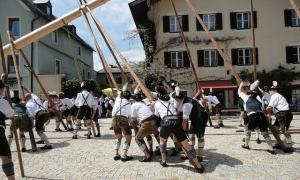 Maibaum Bad Reichenhall Bayern Tradition