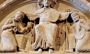 Segnender Christus Segen Hand auflegen Segnung