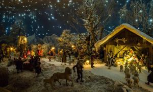 Die Ettaler Schneekrippe