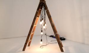 Stefanie Unruh: Installation "ich weiß nie, arbeite ich gerade oder nicht?"