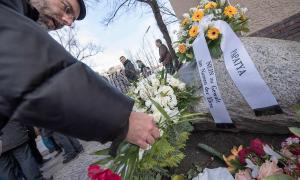 Gedenkstein für das Ehrenmord-Opfer Hatun Sürücü