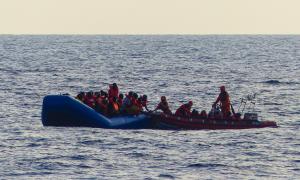 Ein Rettungseinsatz von Sea Eye