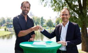 Sven Hannawald und Stephan Abele