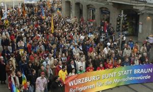 Protestmarsch der Religionen