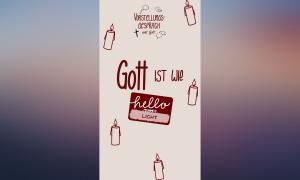 Titelbild Vorstellungsgespräch mit Gott mit dem Text: Gott ist wie Licht