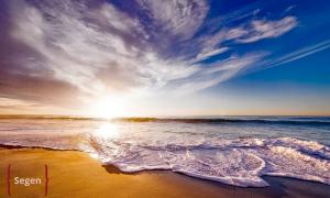 Meer mit Sonne