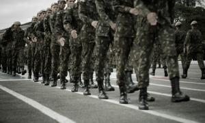 Soldaten marschieren