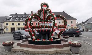 Der Osterbrunnen in Weißenstadt