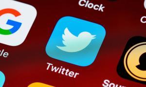 Ein Ausschnitt eines Handybildschirms. Im Fokus ist das Icon von twitter.