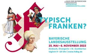 Ausstellungsplakat "Typisch Franken?"