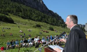 Evangelischer Berggottesdienst an der Kampenwand
