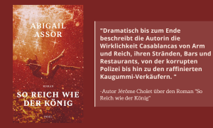 "Dramatisch bis zum Ende beschreibt die Autorin die Wirklichkeit Casablancas von Arm und Reich, ihren Stränden, Bars und Restaurants, von der korrupten Polizei bis hin zu den raffinierten Kaugummi-Verkäufern. "