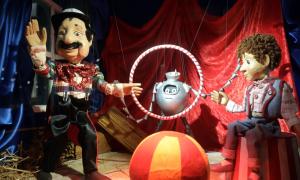 Drei Figuren der Puppenkiste