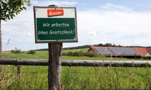 Ein Bio-Bauernhof