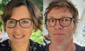 Jasmin Kluge und Christoph Lefherz
