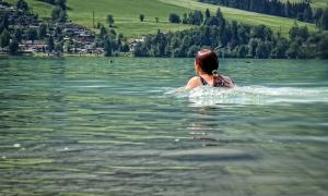 Schwimmen im See