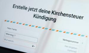 "Erstelle jetzt deine Kirchensteuer Kündigung"