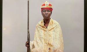 Ishola Akpo, Projet AGBARA Women (détail), 2021.