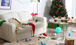 Unordnung an Weihnachten