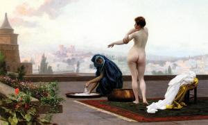 Die badende Batseba, gemalt von Jean-Léon Gérôme 