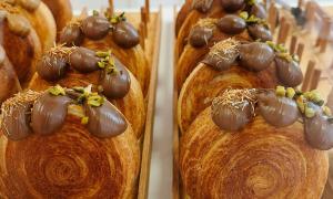 Gebäck mit Schokolade