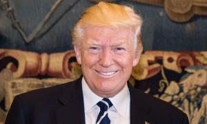 US-Präsident Donald Trump im Jahr 2017 bei einer Papst-Audienz.