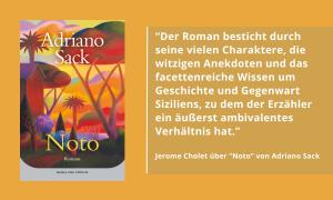 Buchcover von "Notto" von Adriano Sack