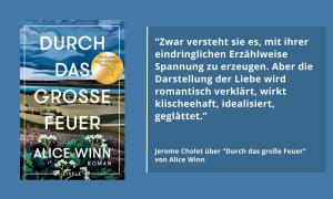 Buchcover von "Durch das große Feuer" von Alice Winn