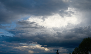 Himmel dunkle Wolken
