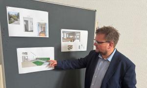 Pfarrer Johannes Herold freut sich über den Umbau