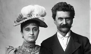 Adele und Johann Strauss