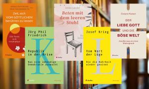 Fünf Buchcover