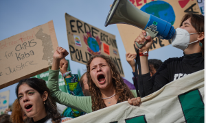 Demonstration von Fridays for Future in Berlin 2022.
