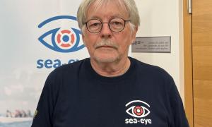 Sea-Eye-Kapitän Georg Scharfenberg