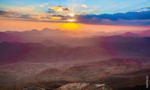 Morgenstimmung über dem Sinai